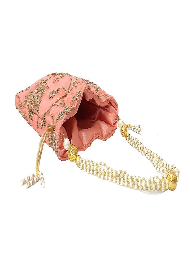 DUCHESS Women's Pink Potli Bag - Image 3